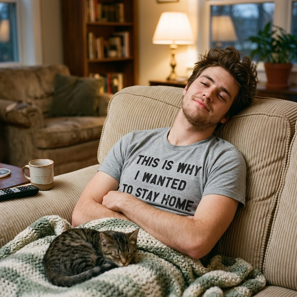 This Is Why I Wanted To Stay Home Men's T Shirt product image 2