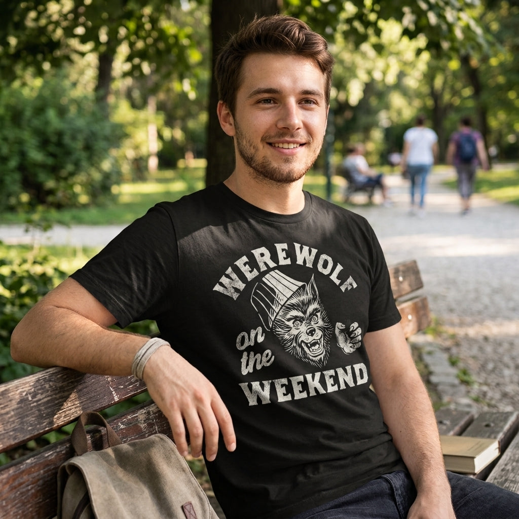 Werewolf On The Weekend Men's T Shirt product image 2