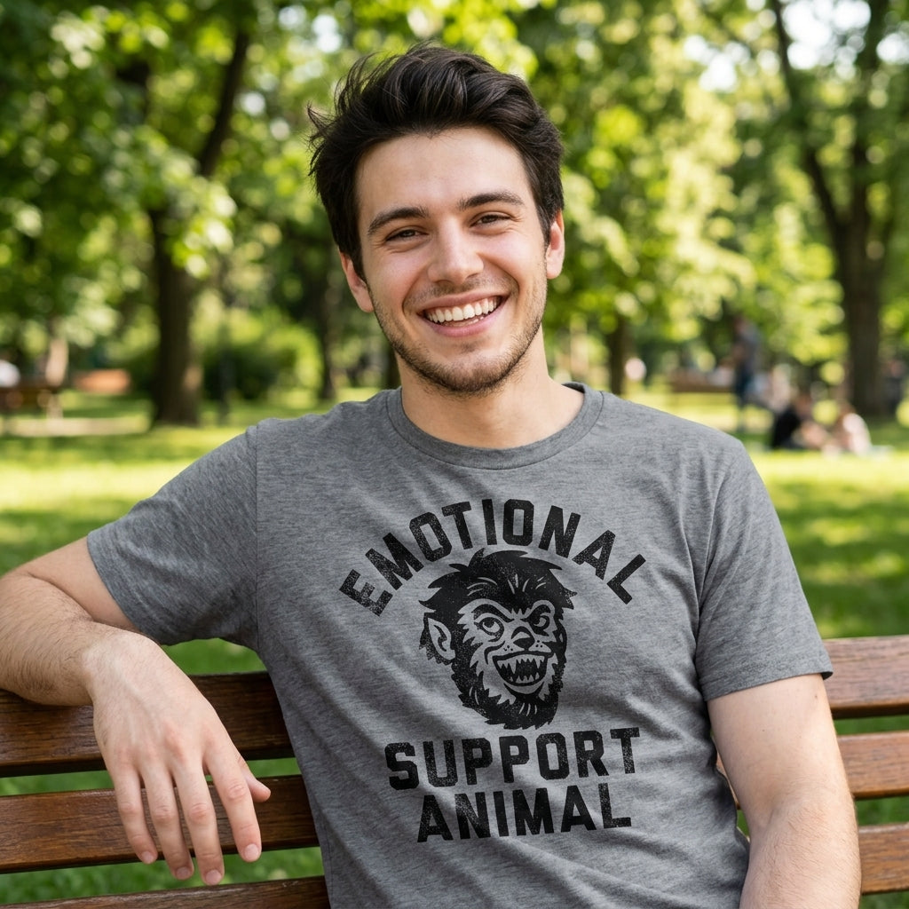 Emotional Support Animal Werewolf Men's T Shirt product image 2