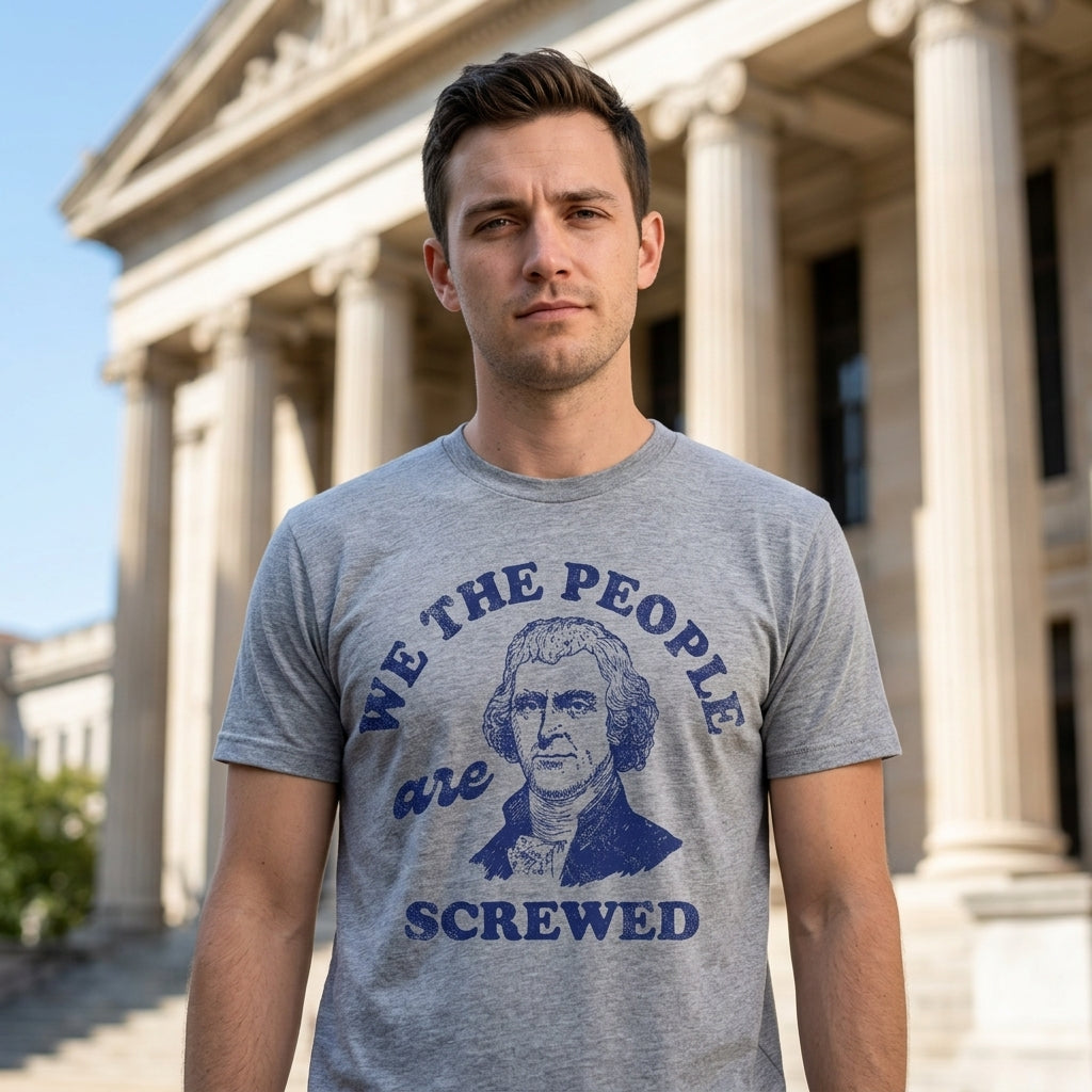 We The People Are Screwed Men's T Shirt product image 2