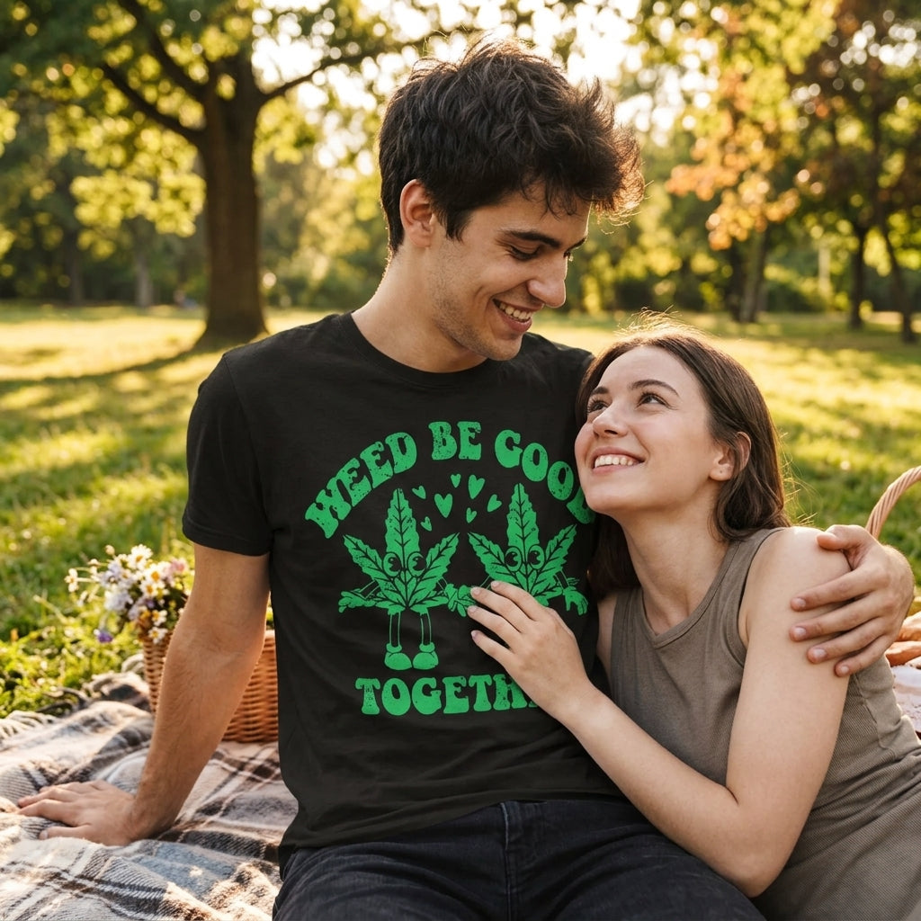 Weed Be Good Together Men's T Shirt product image 2