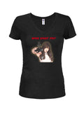 Anime - Who Shot Ya? Juniors V Neck T-Shirt product image 1