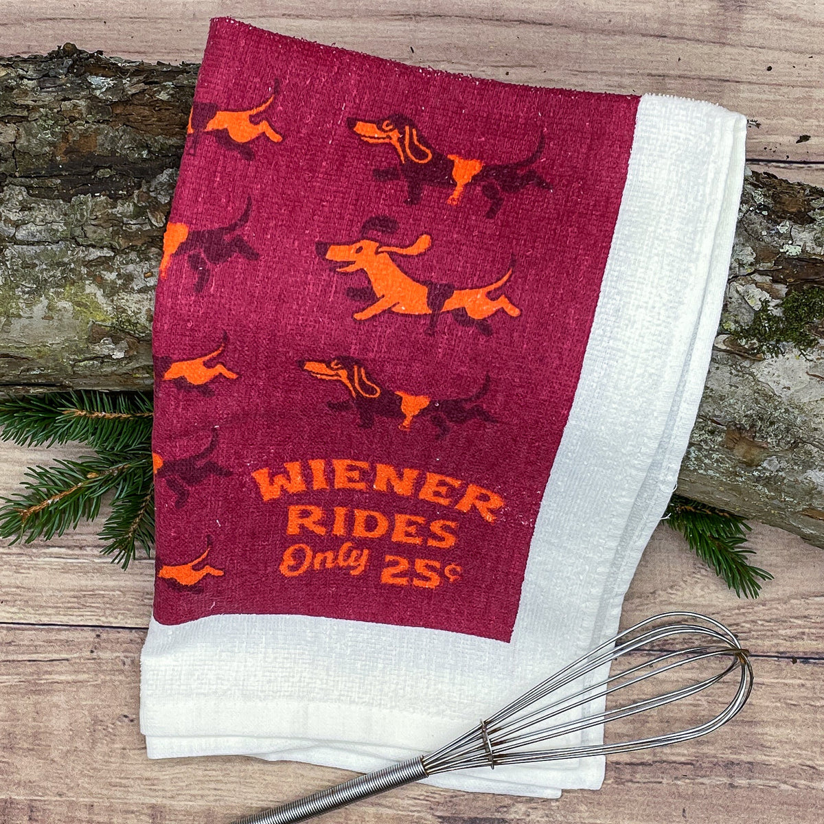 Wiener Rides Tea Towel Tea Towel