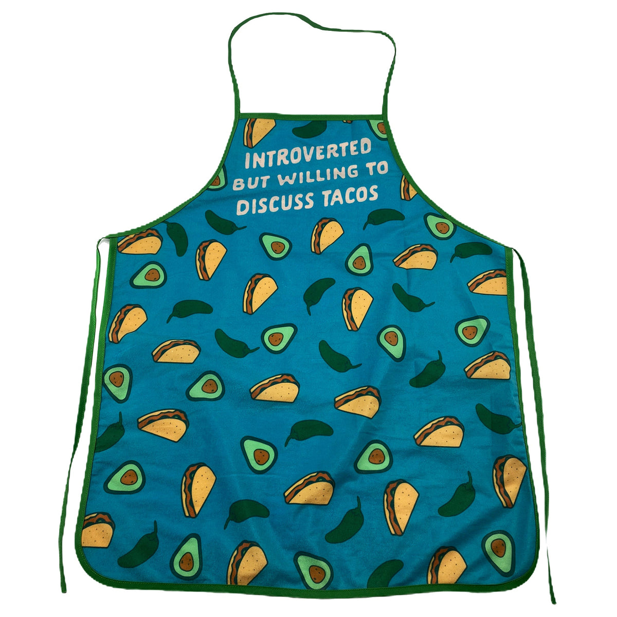 Introverted But Willing To Discuss Tacos Oven Mitt + Apron Bakeware