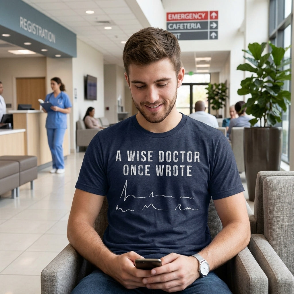 A Wise Doctor Once Wrote Men's T Shirt product image 2