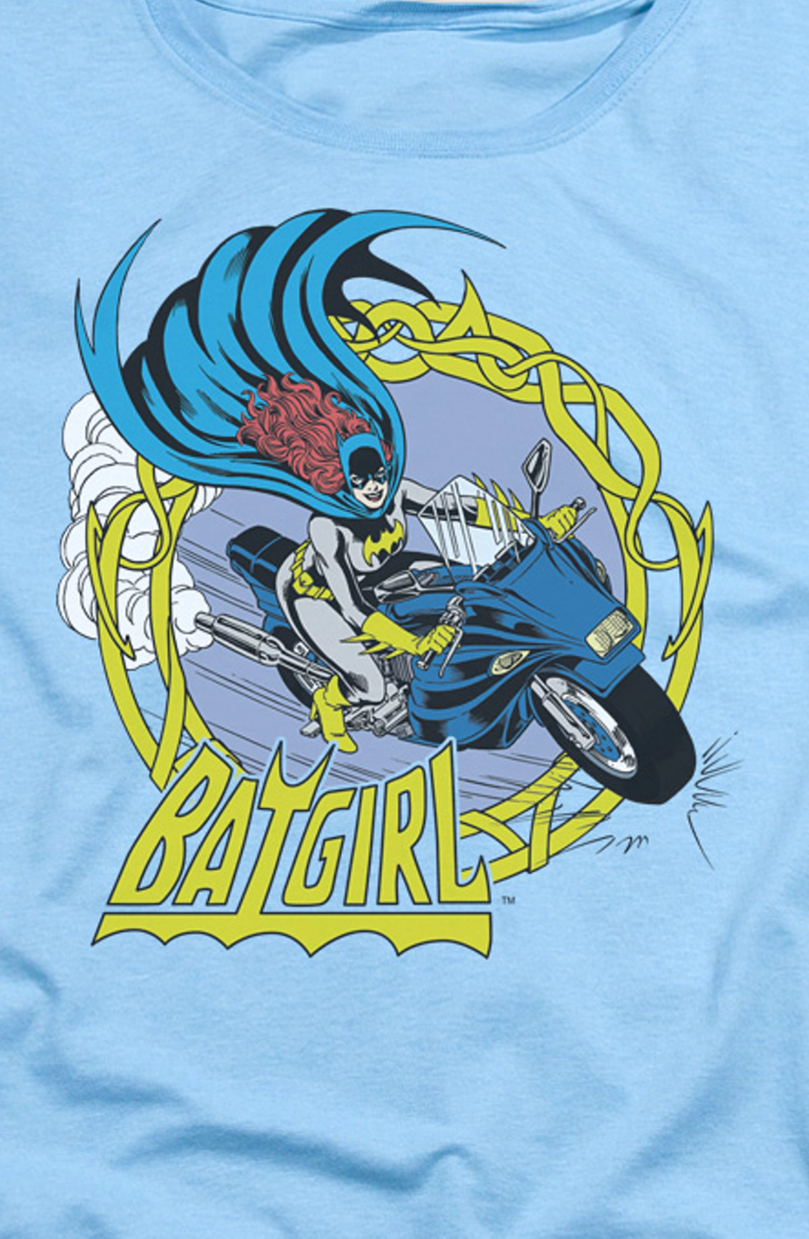Womens Batgirl Cycle DC Comics Shirt product image 2