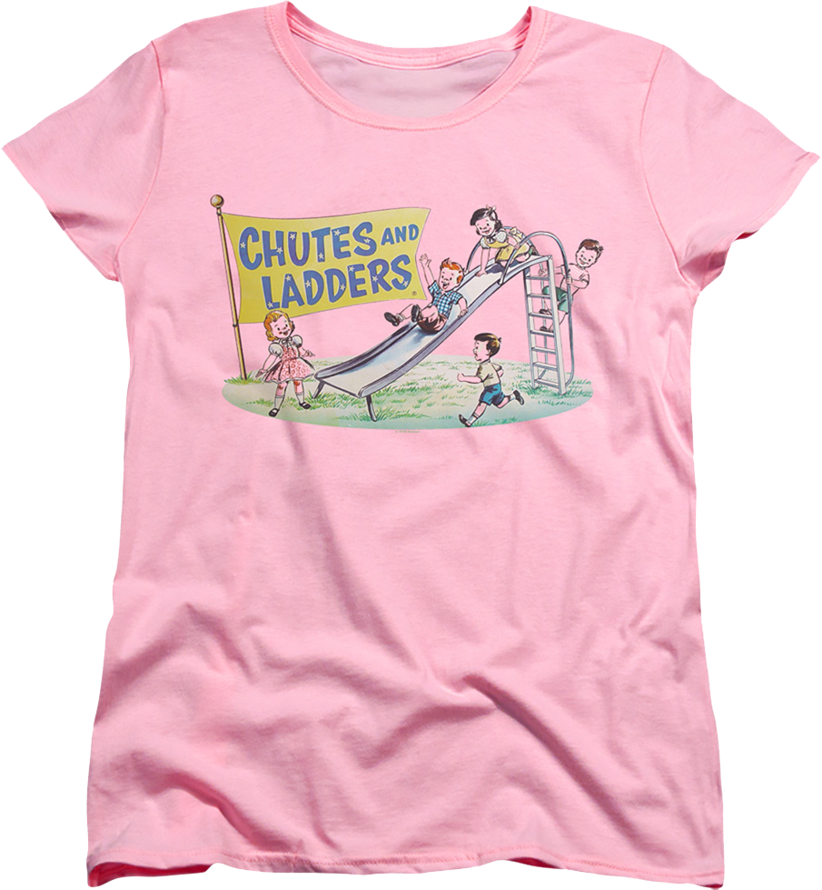 Womens Pink Chutes And Ladders Shirt product image 1