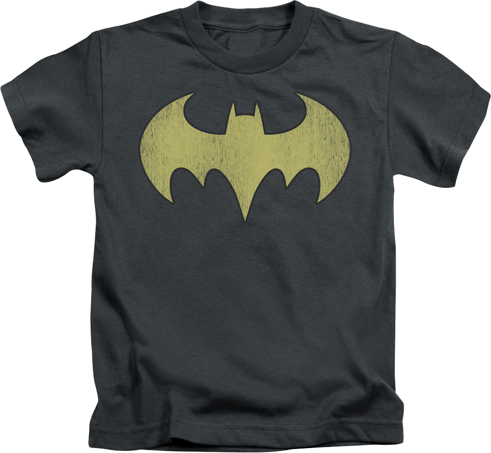 Youth Batgirl Distressed Logo Shirt product image 1