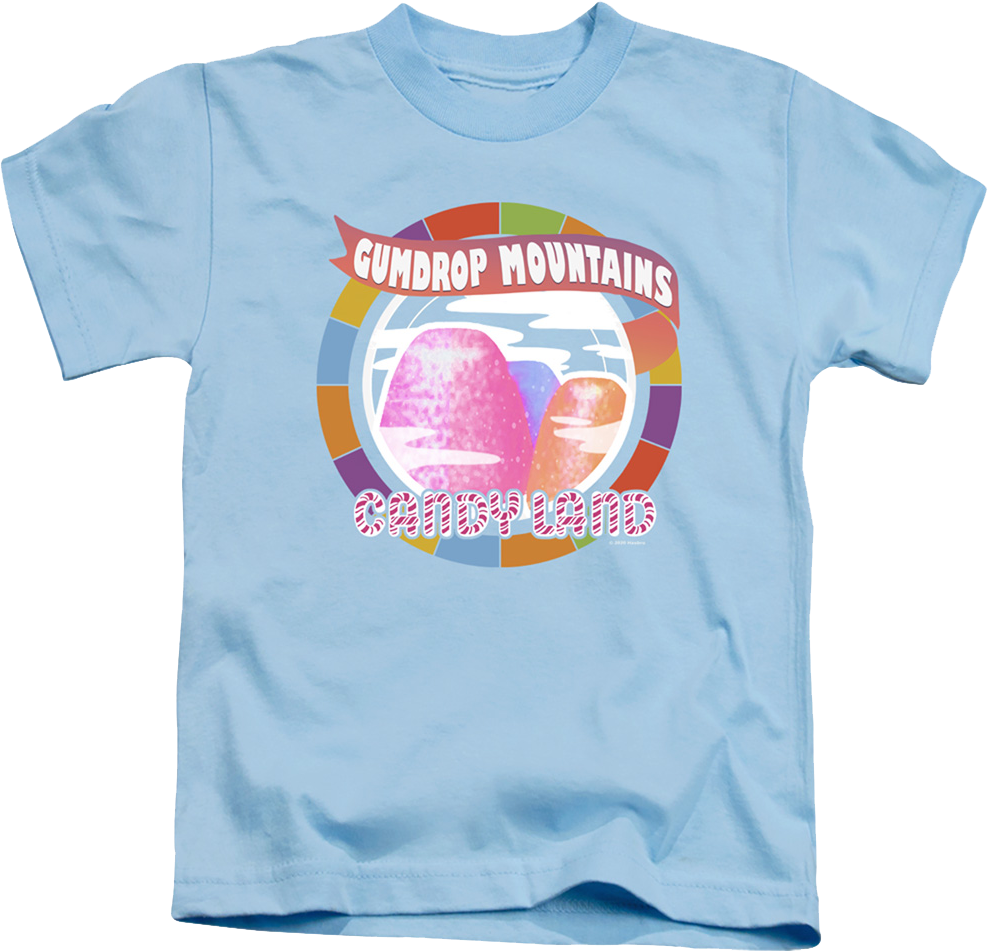 Youth Gumdrop Mountains Candy Land Shirt product image 1