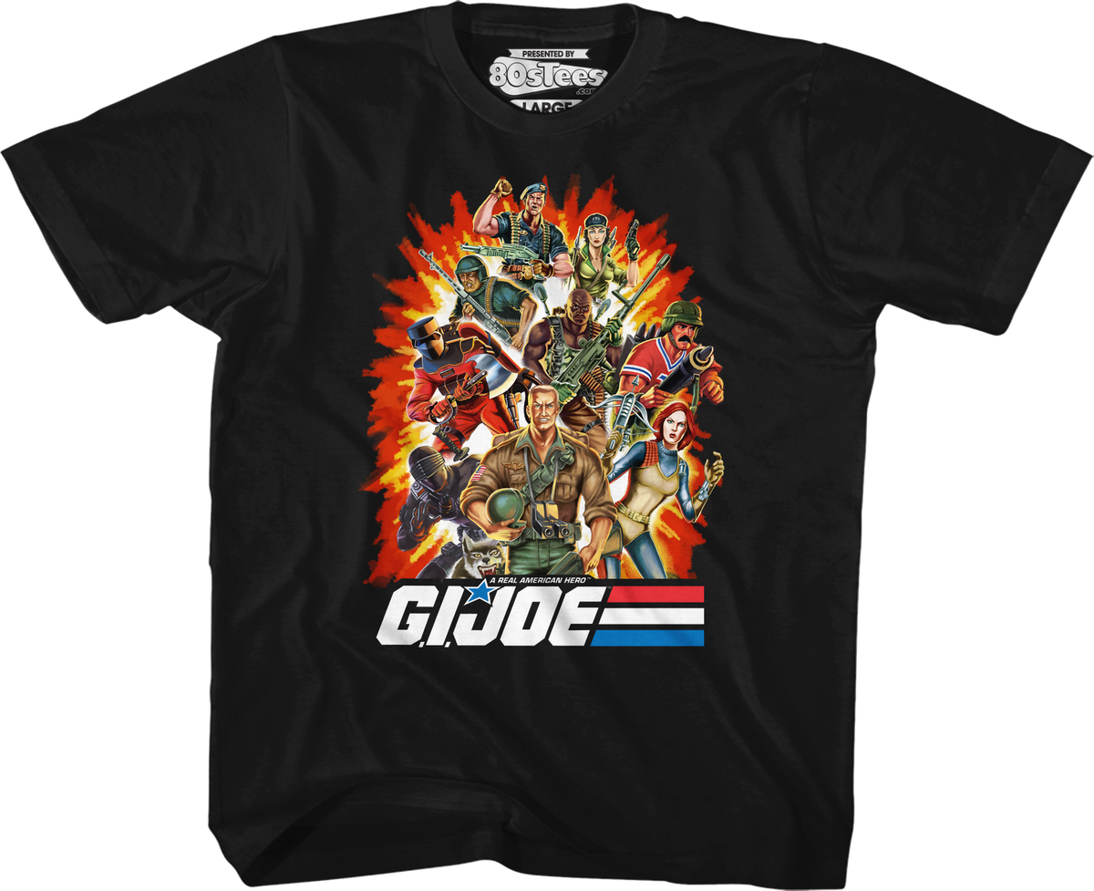Youth Real American Heroes Group GI Joe Shirt product image 1